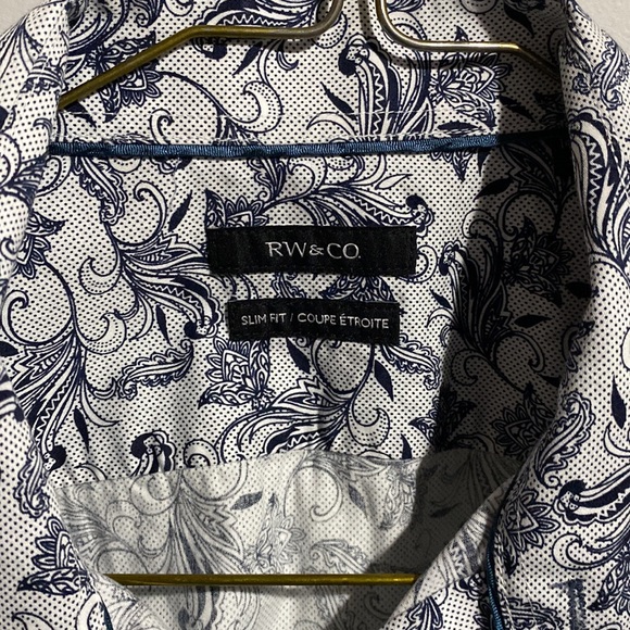 RW&CO shirt slim fit. Size S-M - Picture 3 of 6